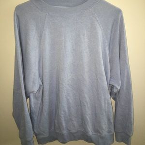 Blue jegging fit crew neck